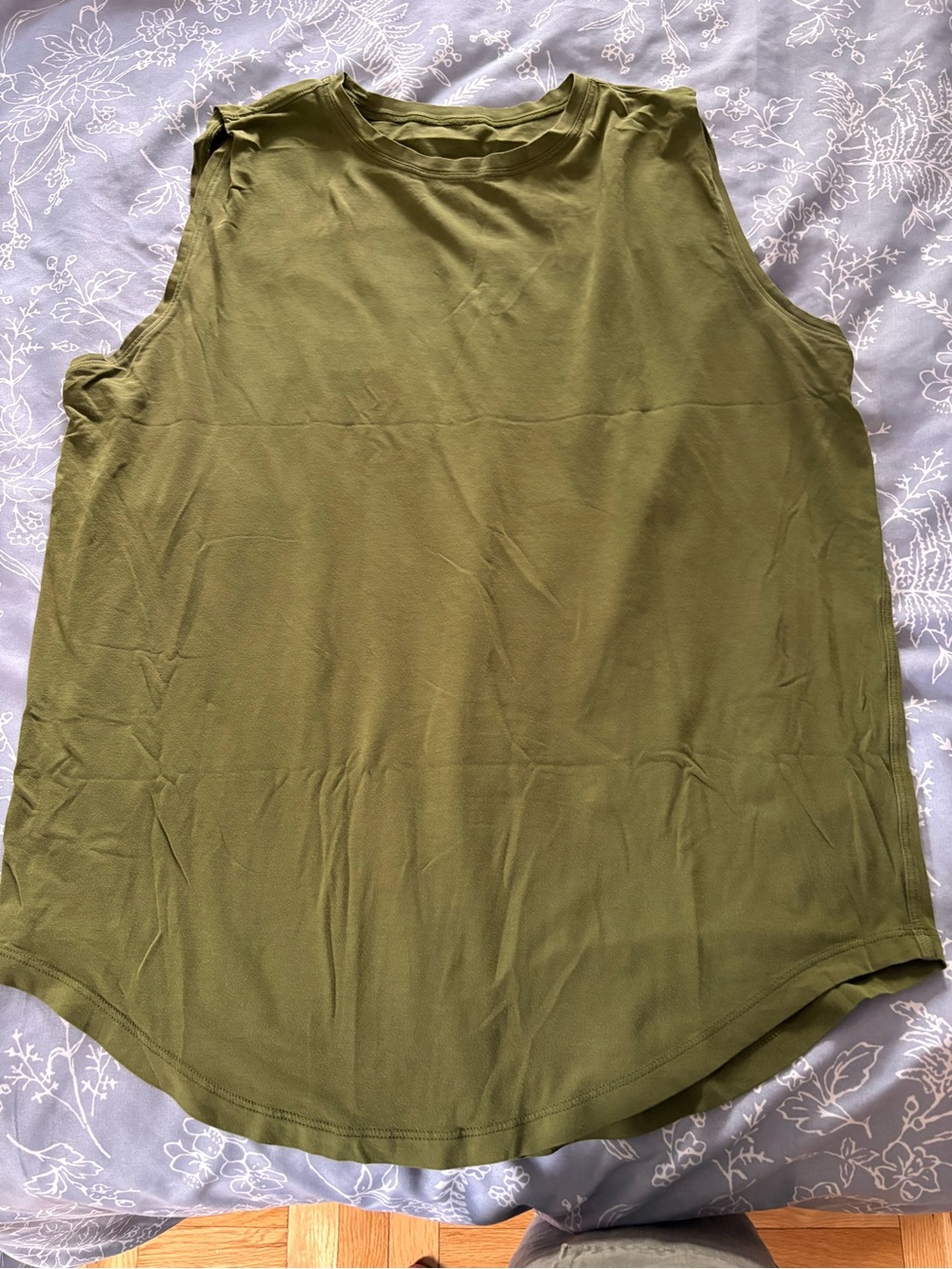 lululemon athletica Olive Green Muscle Tank